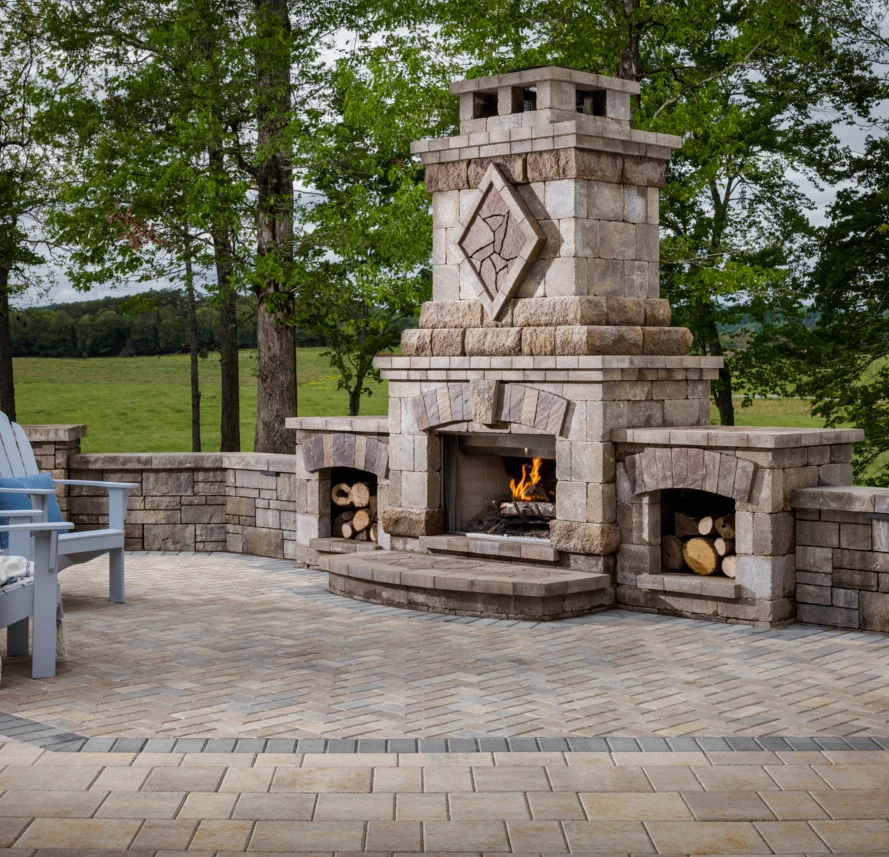 Hardscape maintenance example