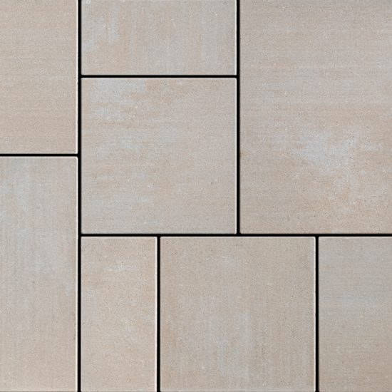 Paver with smooth surface perfect for patios, pools and walkways.