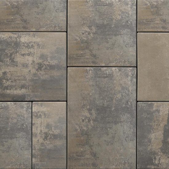 Paver with smooth surface perfect for patios, pools and walkways.
